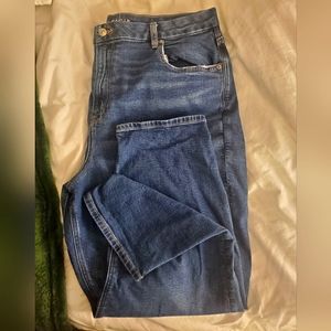 American Eagle Stretch Curvy Mom Jeans, Size 20 short